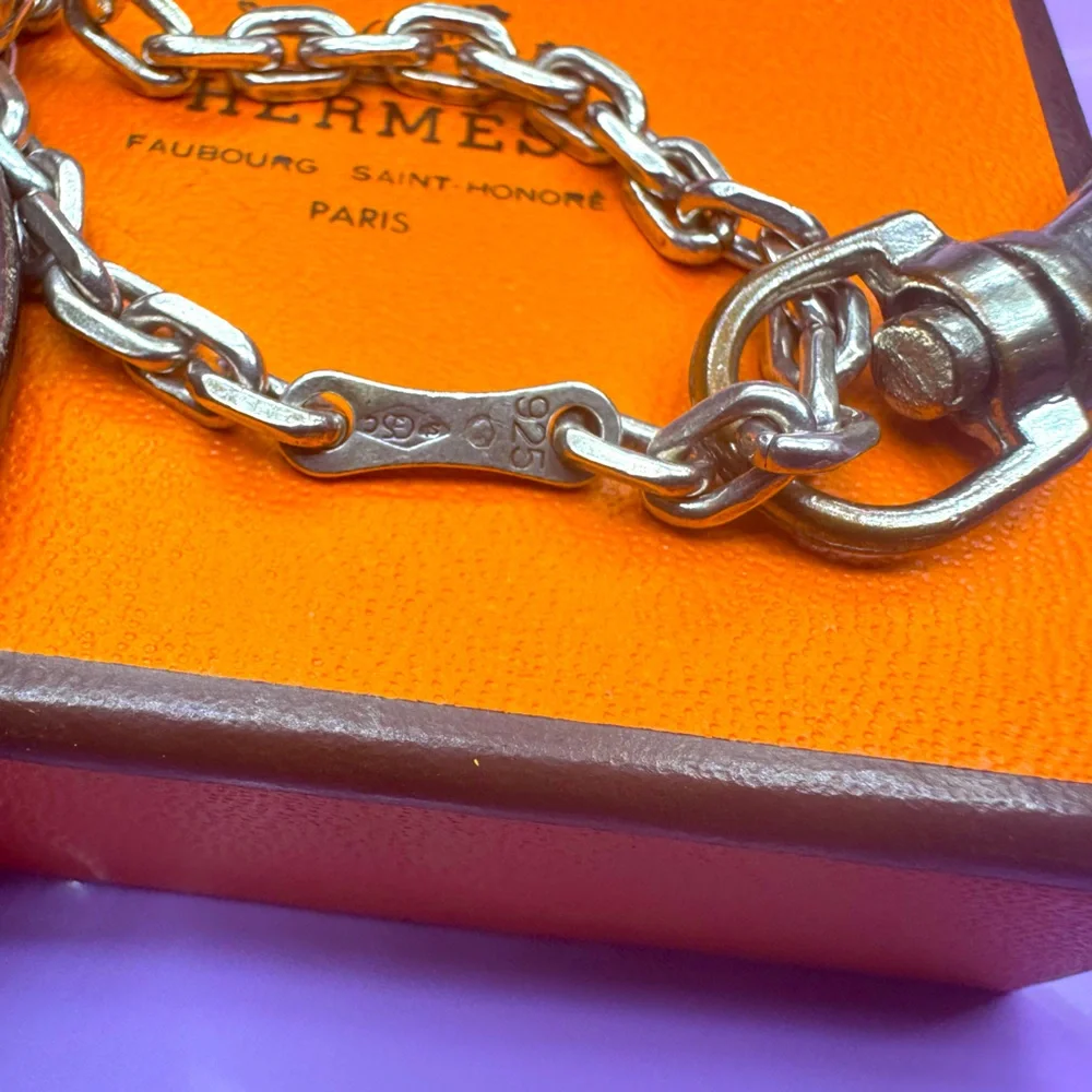 Hermès Ladybug Charm Sterling Silver & Leather – Vintage RARE with Box - Picture 4 of 9